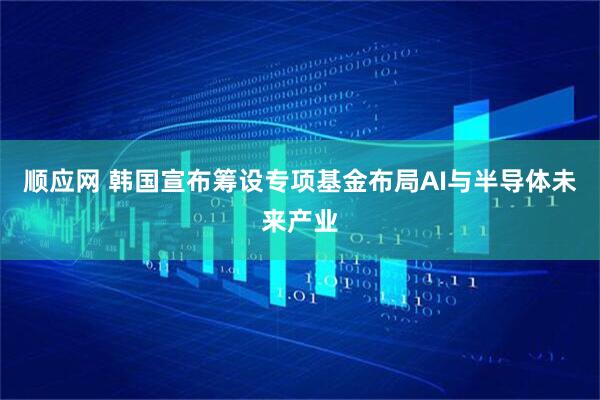 顺应网 韩国宣布筹设专项基金布局AI与半导体未来产业